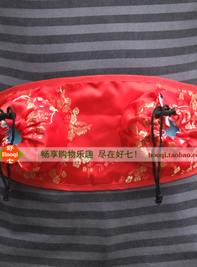 绸缎两连2孔 双孔艾灸盒艾灸工具艾灸仪膝部温灸器随身炙纯铜家用