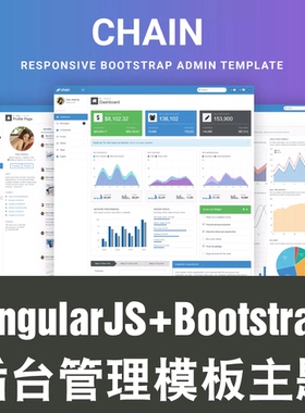 AngularJS+Bootstrap后台管理系统模板主题前端框架HTML源代码