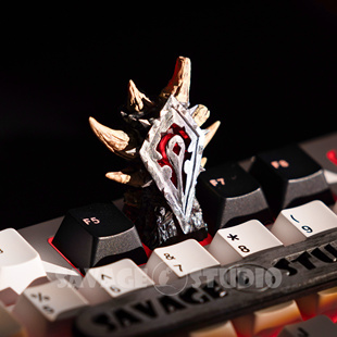 魔獸世界周邊原創(chuàng)鍵帽部落圖騰部落標(biāo)志LOGO鍵帽個性 禮物