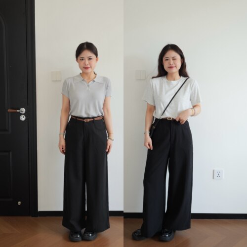棉麻高腰休闲裤女直筒阔腿长裤