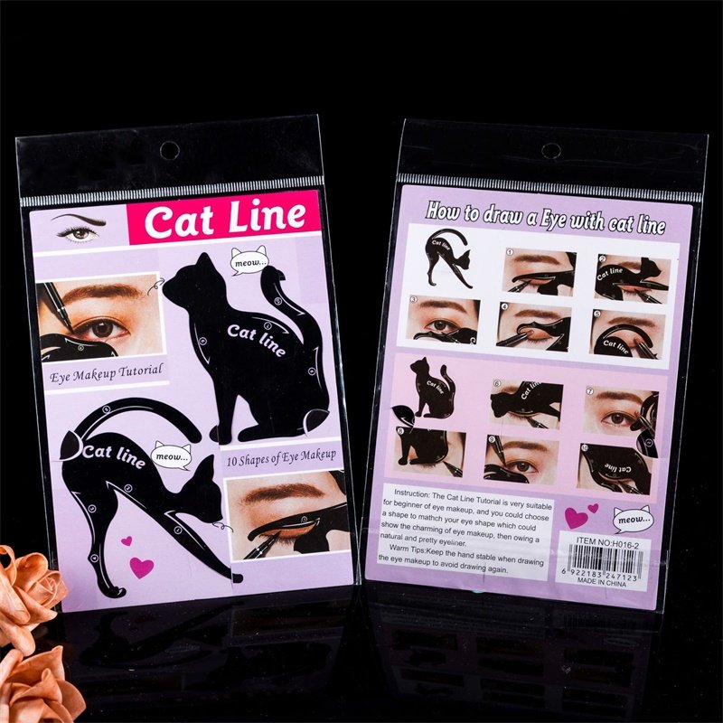 眼线工具模板猫眼卡 cat line猫咪眼卡 画眼线辅助工具
