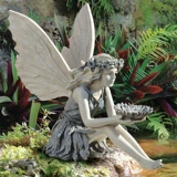Новая садовая украшение подсолнечники сказочные ремесла Fairy Girl Fairy Bird Fitting Device Swing Decoration