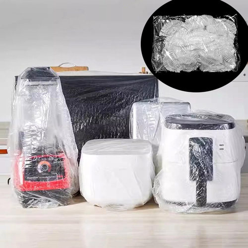 一次性防尘罩家用电器电饭煲锅厨房烤盘微波炉万能高透明膜套