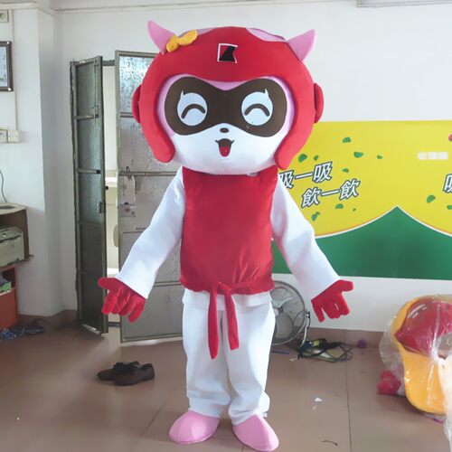 定制动漫广告宣传表演跆拳道小浣熊卡通人偶巡演出装扮道具衣服装