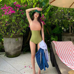 韩国Mocobling性感女士泳衣连体度假温泉bikini比基尼三角游泳装