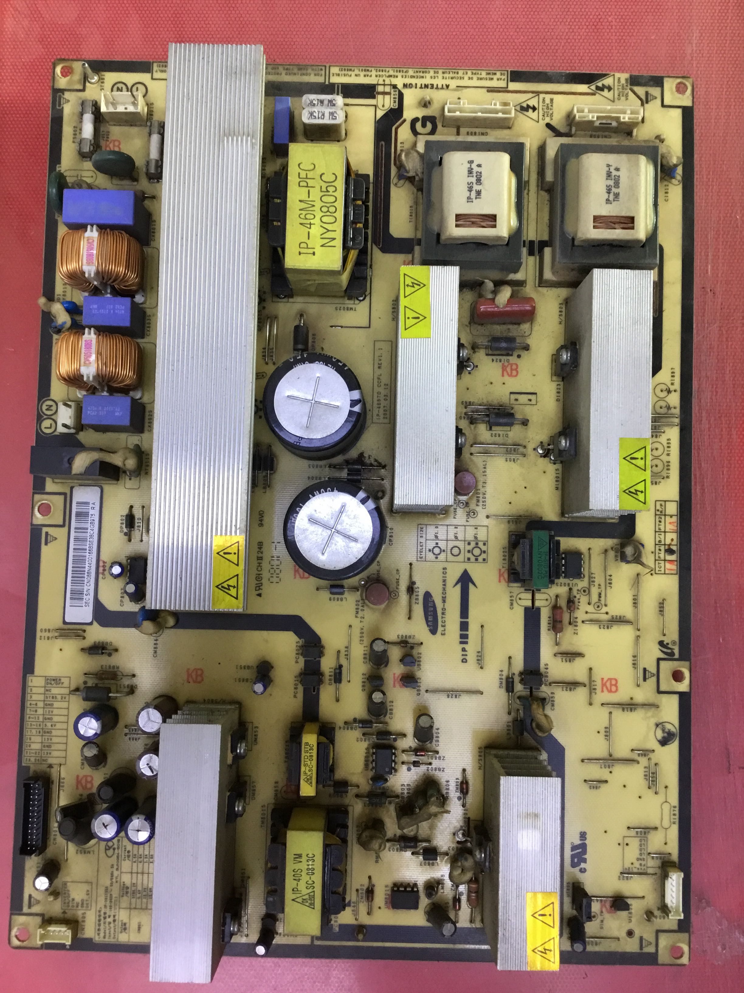 三星LA46F81B 46寸液晶电视电路电源板BN44-00166B/A IP-301135A