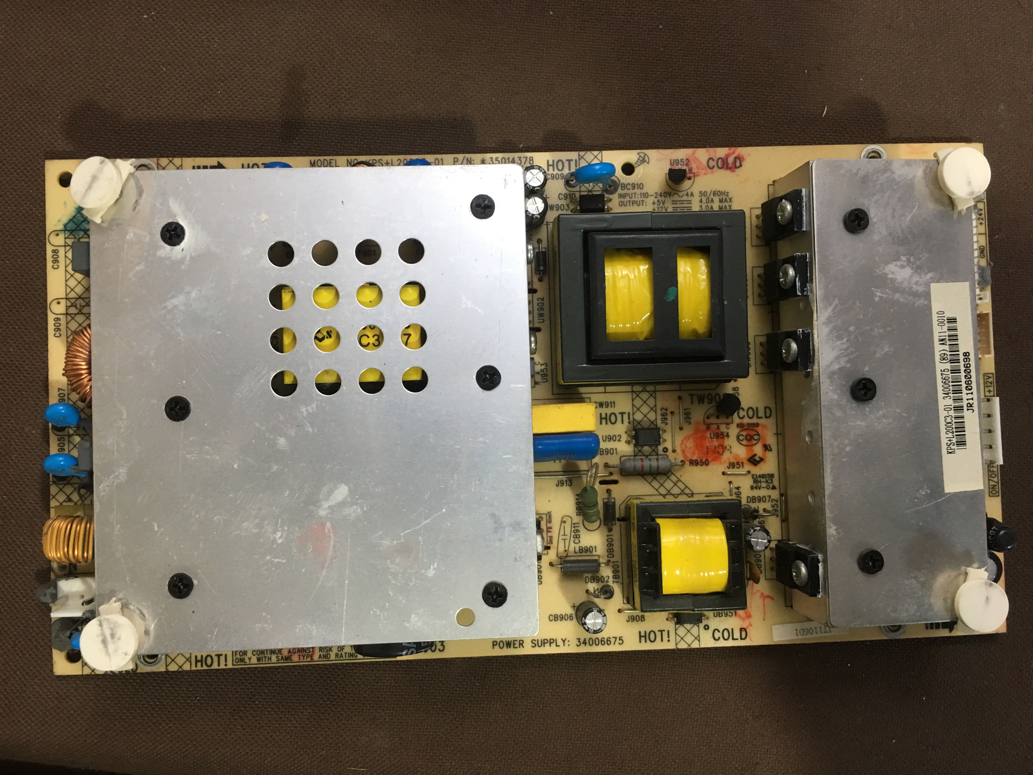 OK 康佳LC32IS96N LC32HS62电源板35014378 34006675 KPS+L200C3