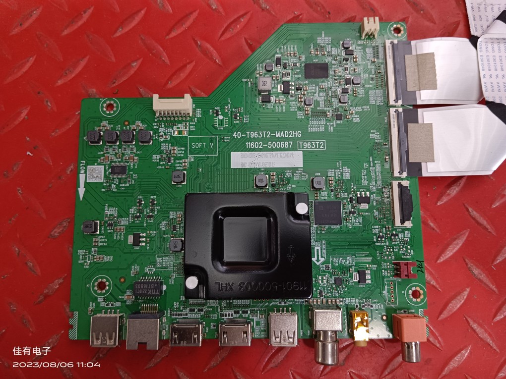 原装TCL 65V6E主板40-T963T2-MAD2HG配屏LVU650NDEL CS9W50