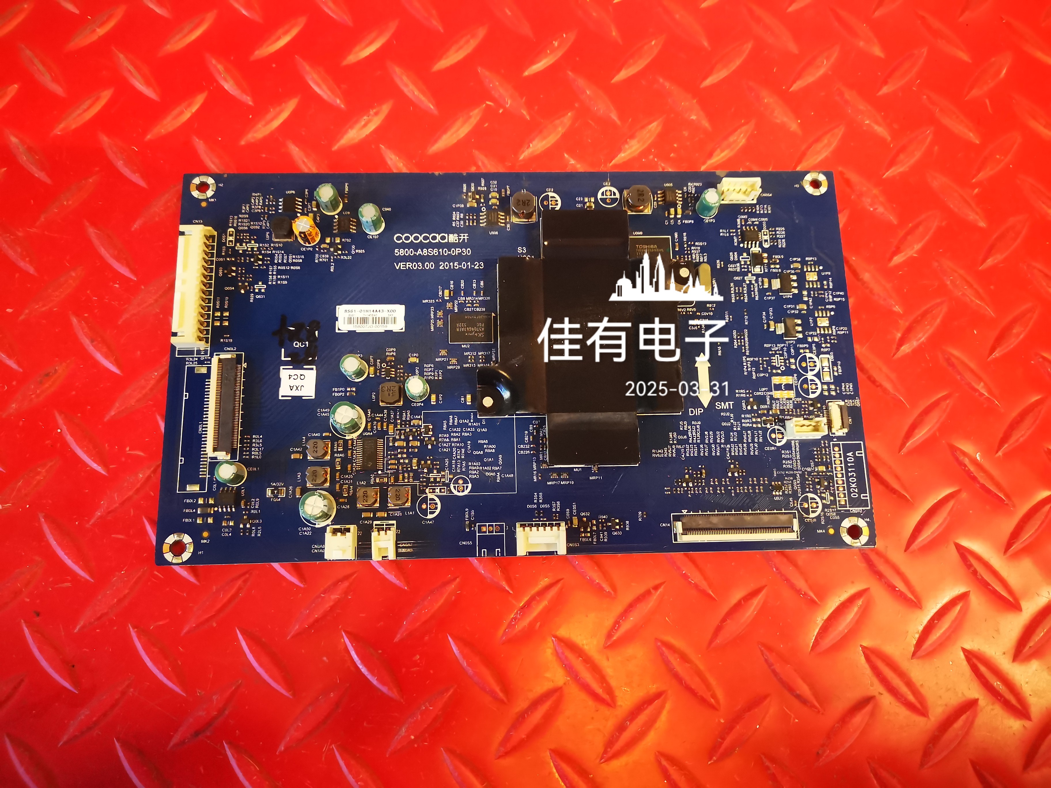 酷开A43 K43主板5800-A8S610-0P30 REL430 LD0-000/LC430DUY-SHA1