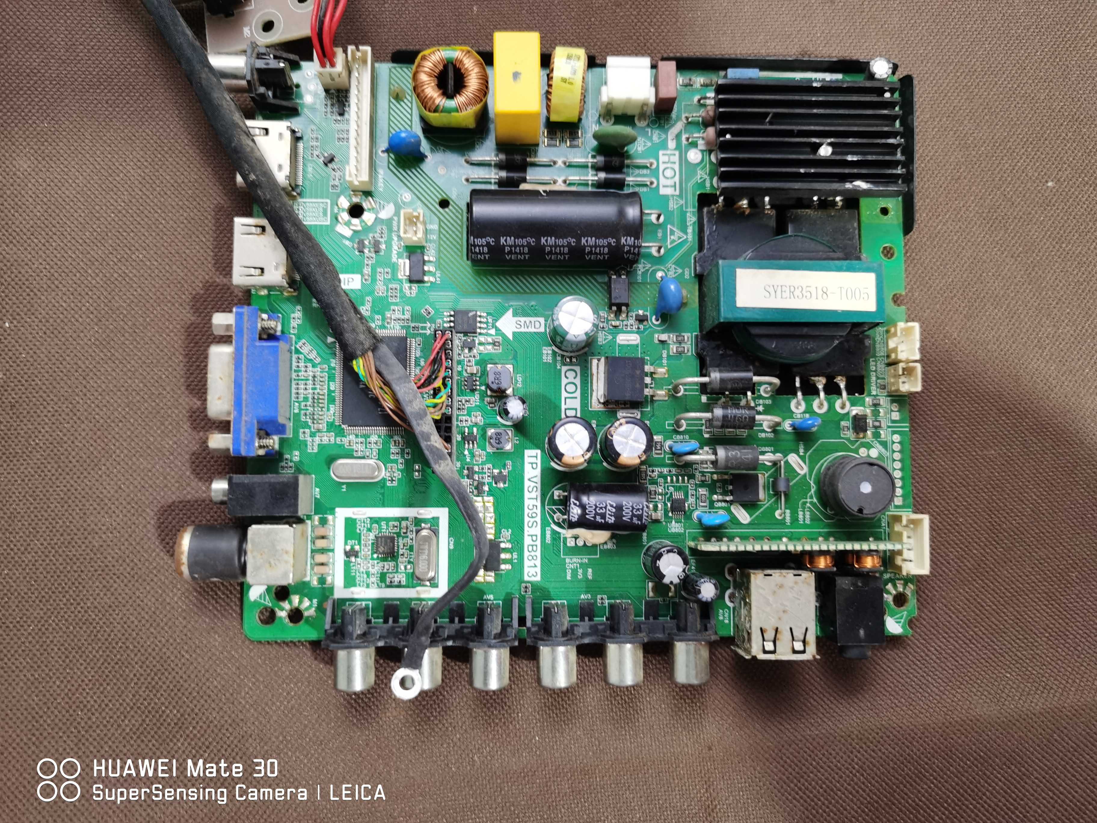 熊猫LE39D52液晶电视一体主板 TP.VST59S.PB813 屏LS390TU1P02