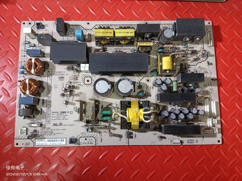 原装飞利浦47PFL9532/93电源板PSC10192J M 3H180W UL94V-0 