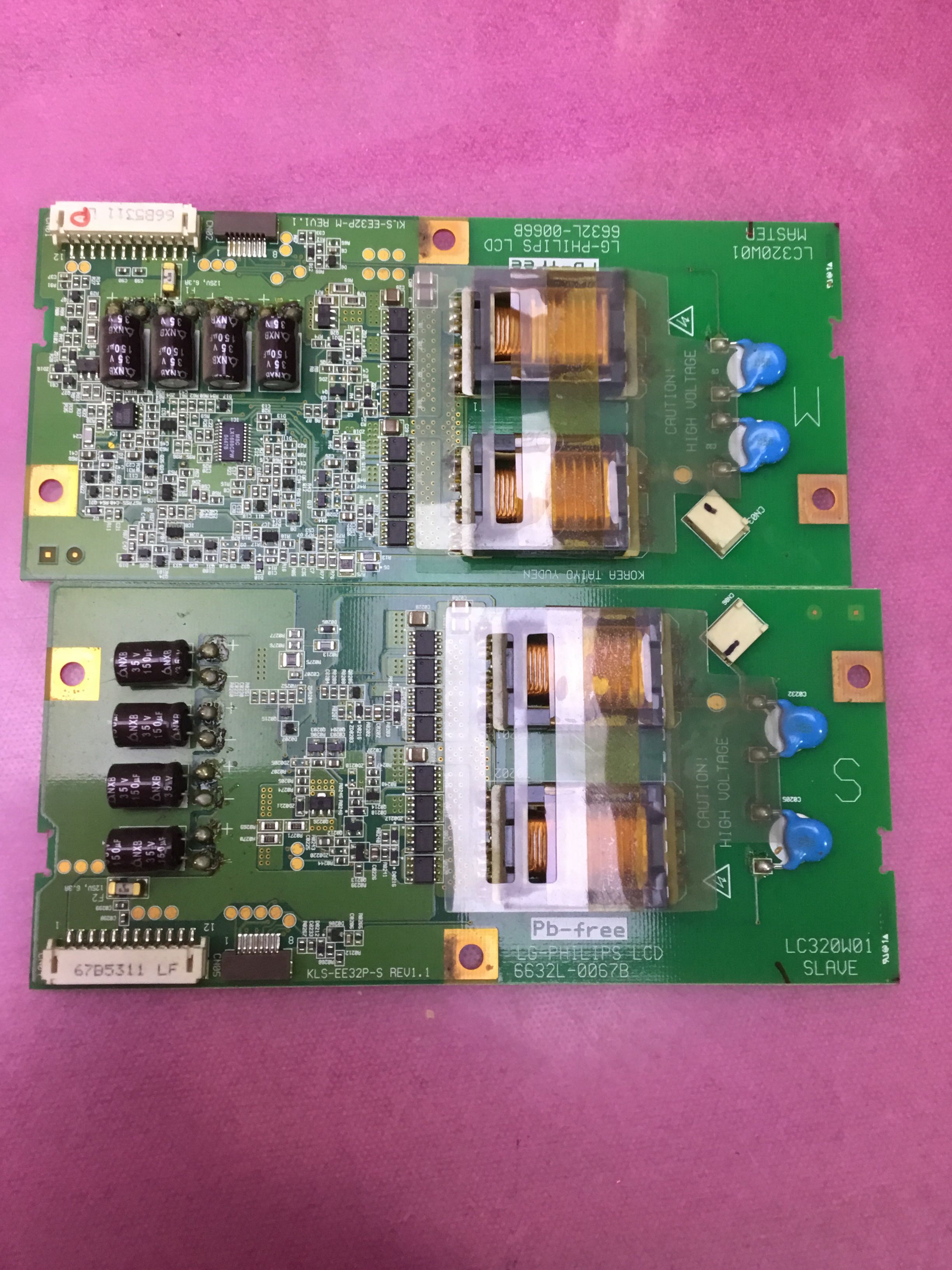 原装海尔L32V6-A8K 电视高压板6632L-0066B 6632L-0067B 测试好