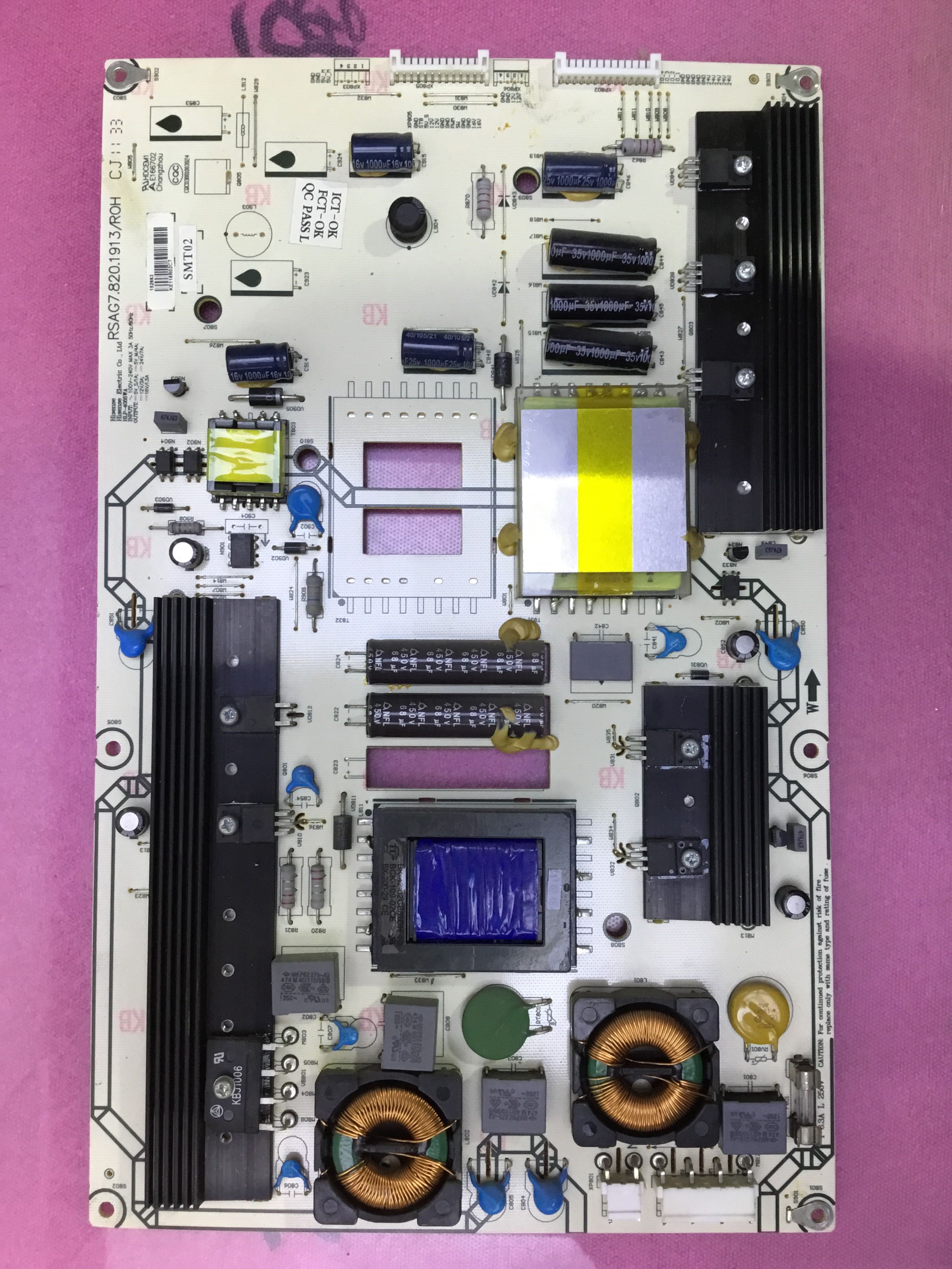 双白插海信LED42K16X3D LED46K16X3D电源板RSAG7.820.1913/ROH