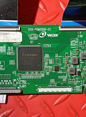 无排线原装电视逻辑板DCB-PDM280B-02白色贴纸CC580PV1D 2K