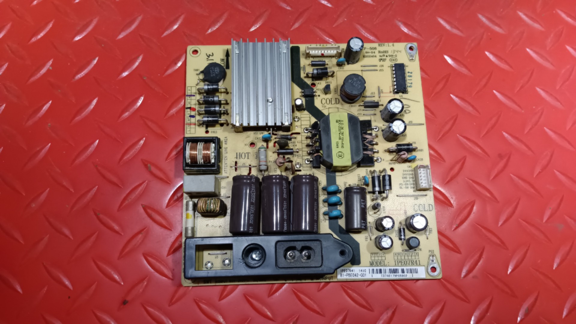 包上机 原装TCL L43F2800A B43A380电源板IPE07R41 81-PBE042-G01