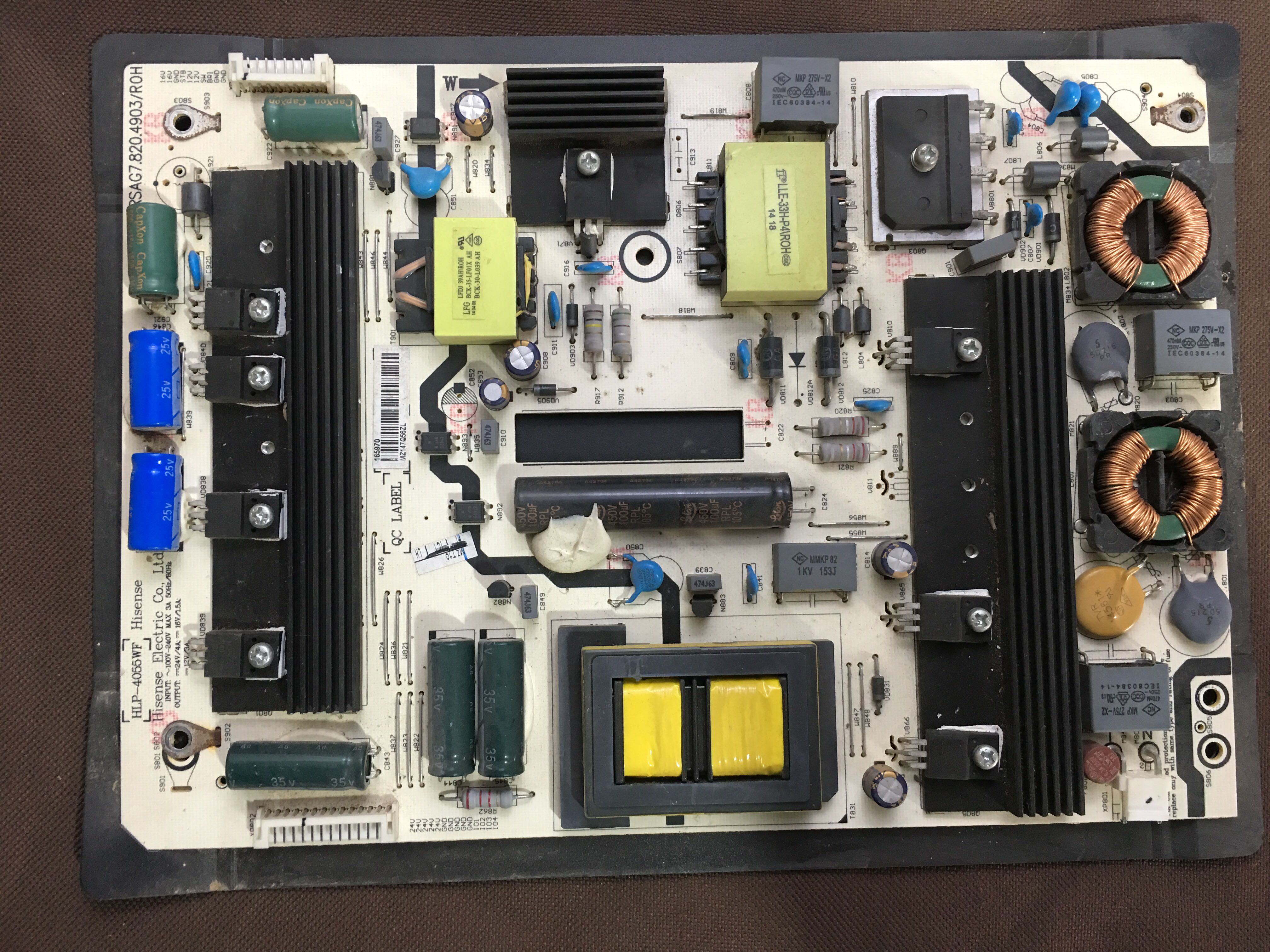 原装海信LED50K600X3D电源板 RSAG7.820.4903单电容 测好发