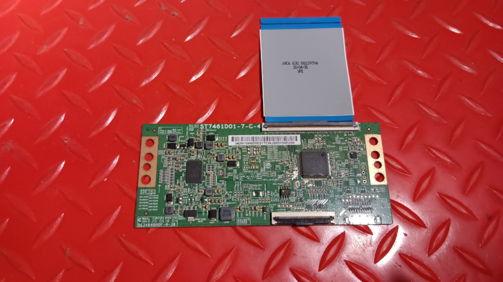 原装长虹 75D4PS 逻辑板 ST7461D01-7-C-4 实物图