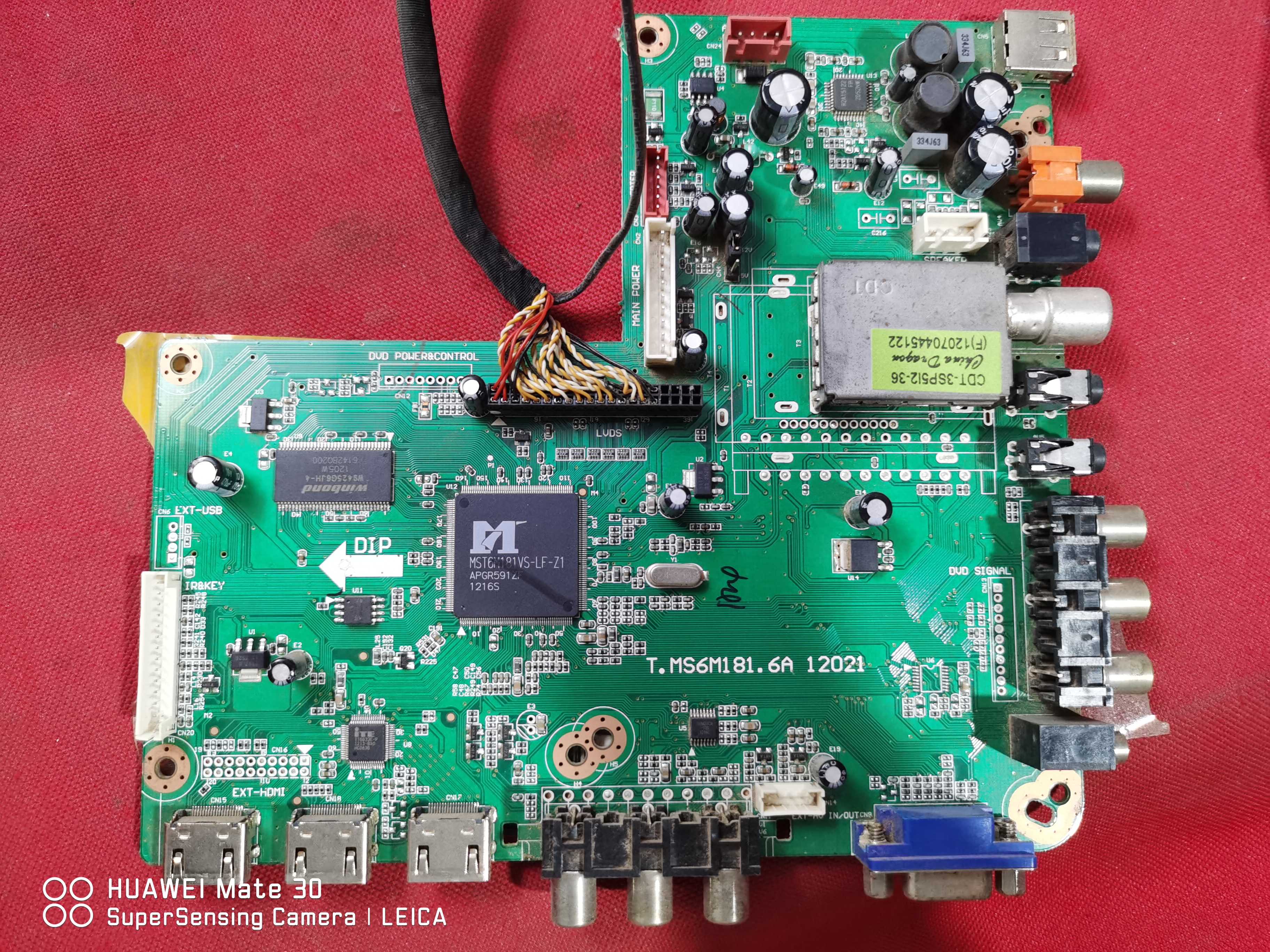 原装杂牌汇威电视主板42寸 T.MS6M181.6A 12021 配屏LC420EUE