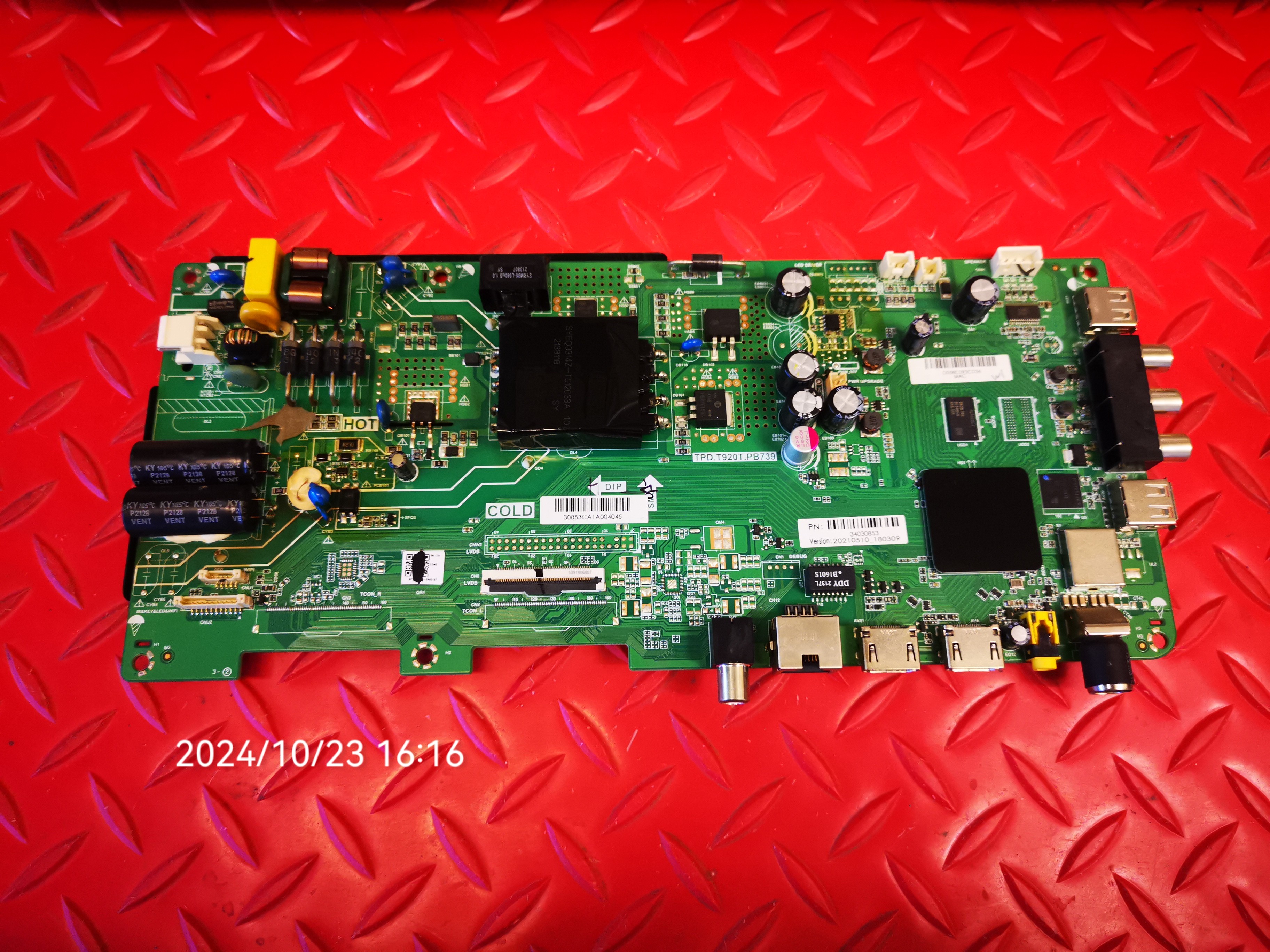 海尔LE43M31 LE43A51J主板TPD.T920T.PB739屏72001222YT 1222YT