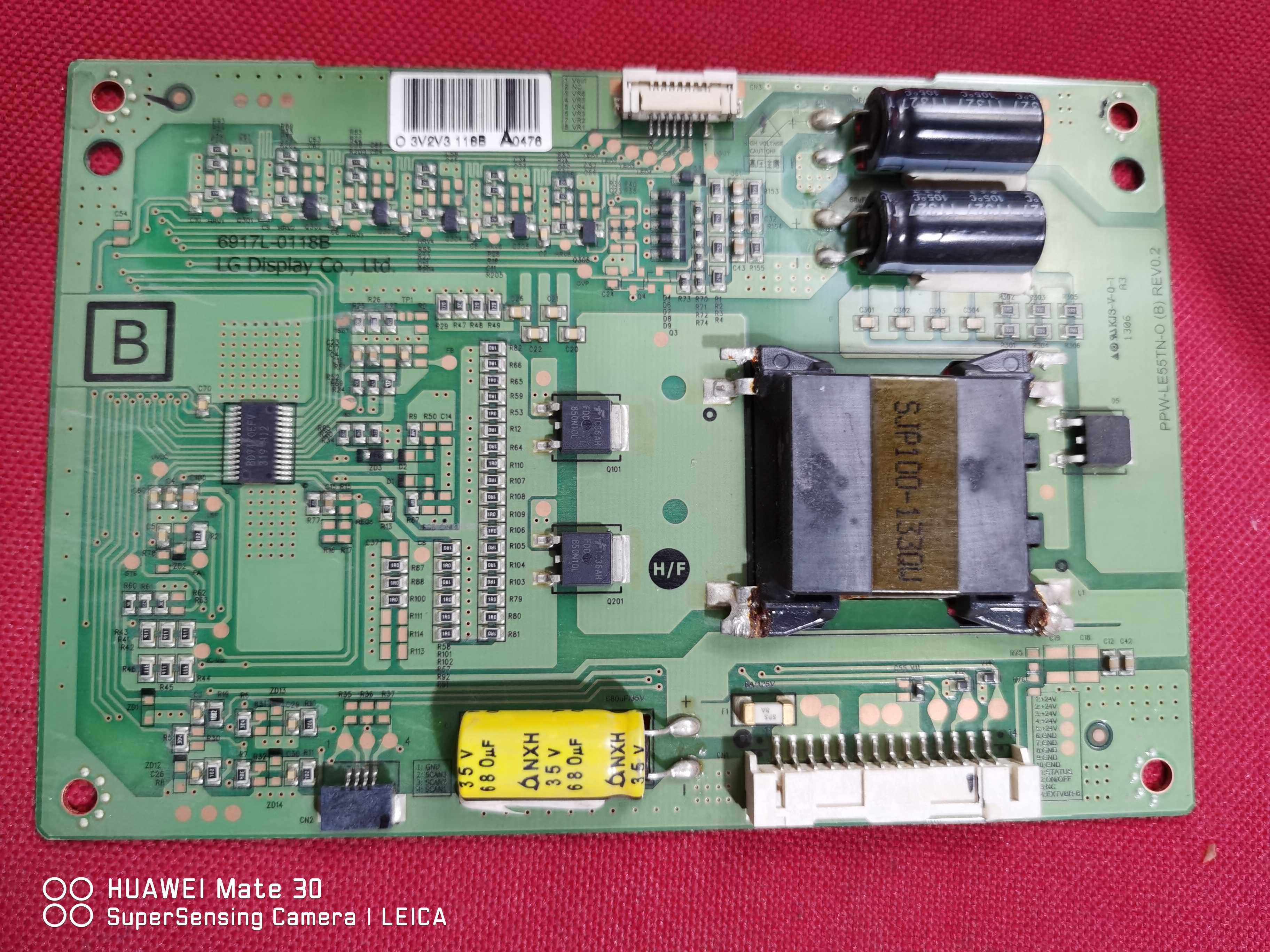 原装 6917L-0118B恒流板 PPW-LE55TN-O (B)REV0.2高压板