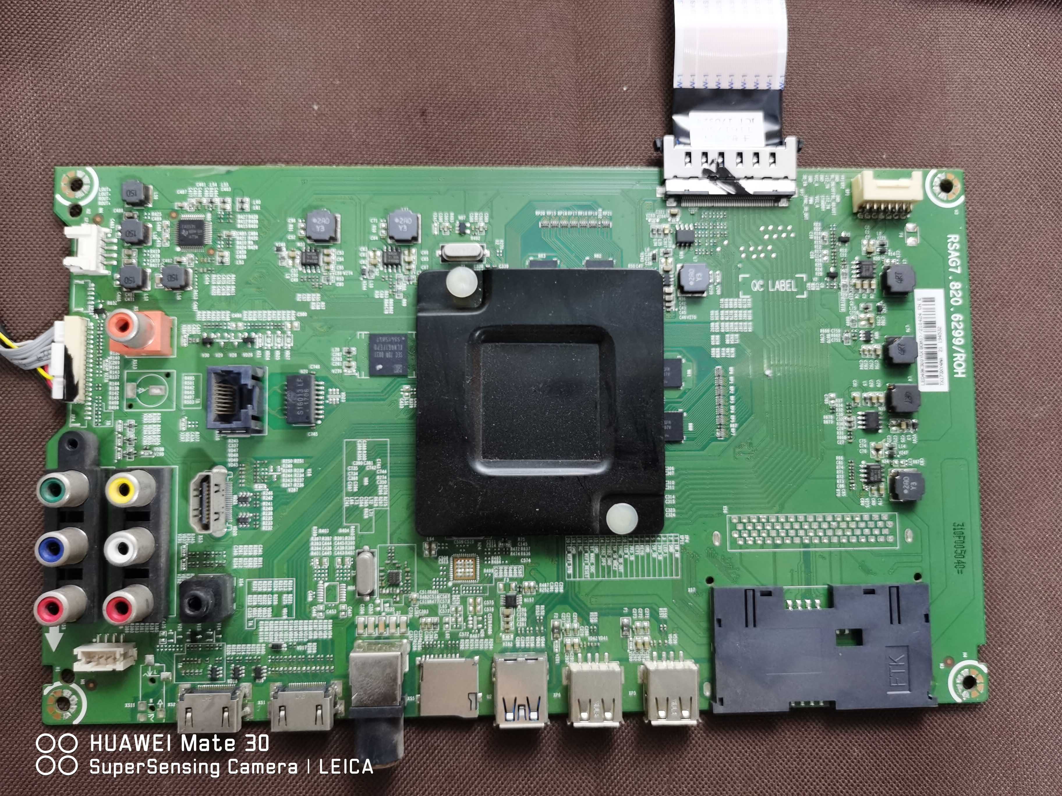 现货测 海信LED49K300YU主板RSAG7.820.6299/ROH屏HD490DU-E31/S0