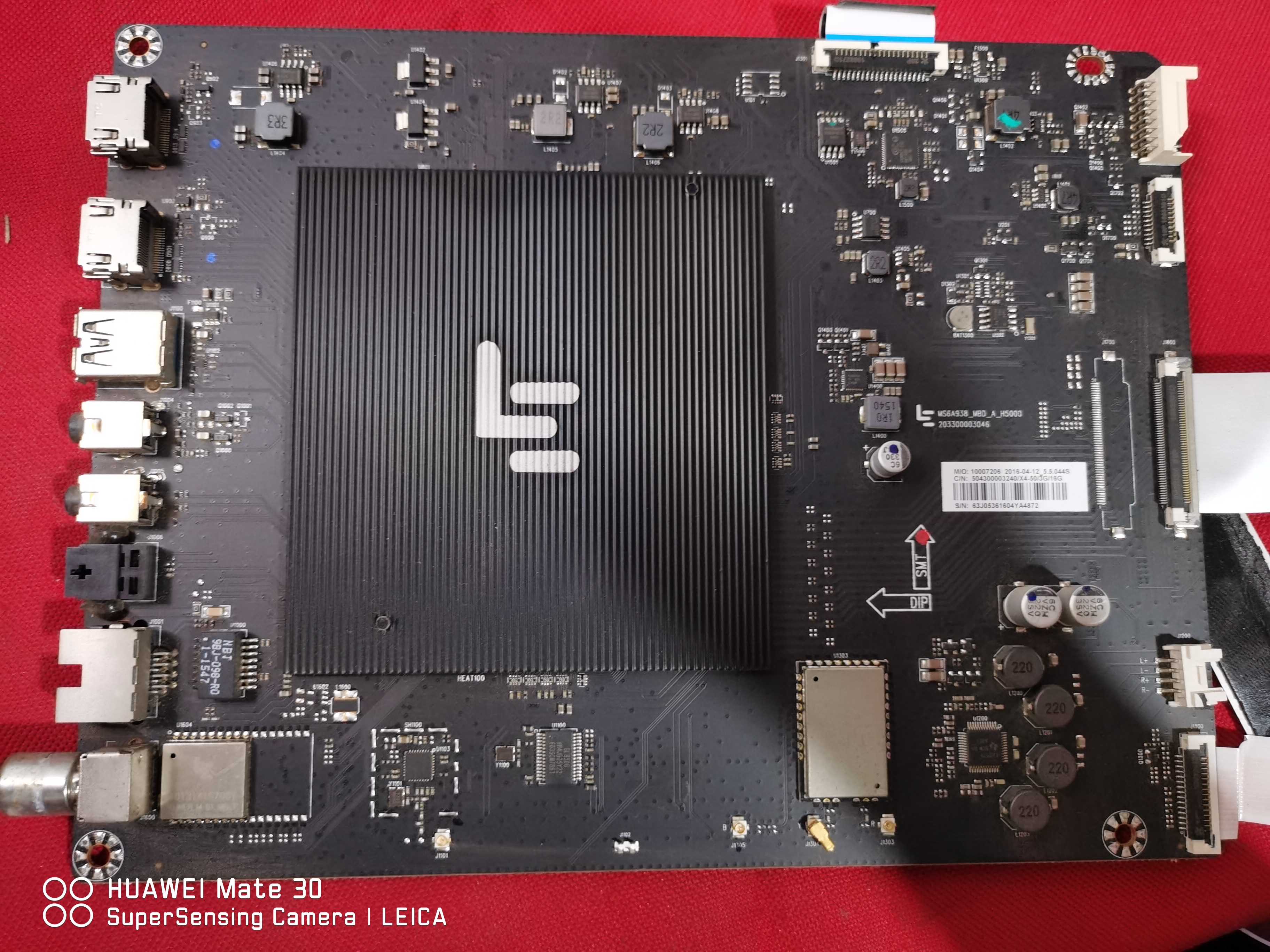 乐视L504FCNN主板MS6A938-MBD-A-H5200屏TPT500J1-DUJSGE.G