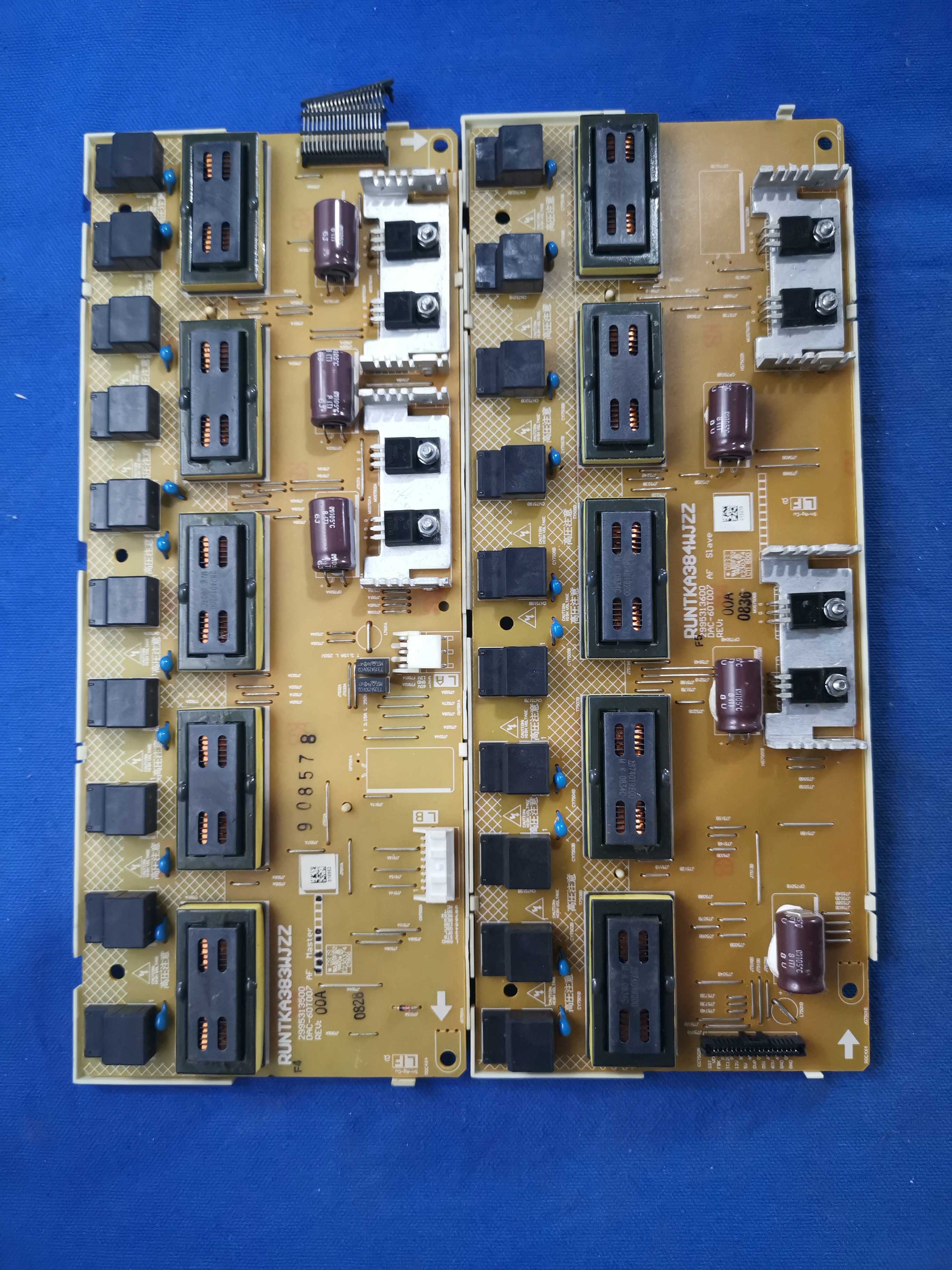 夏普LCD-46A63高压板RUNTKA384WJZZ   RUNTKA383WJZZ一套价