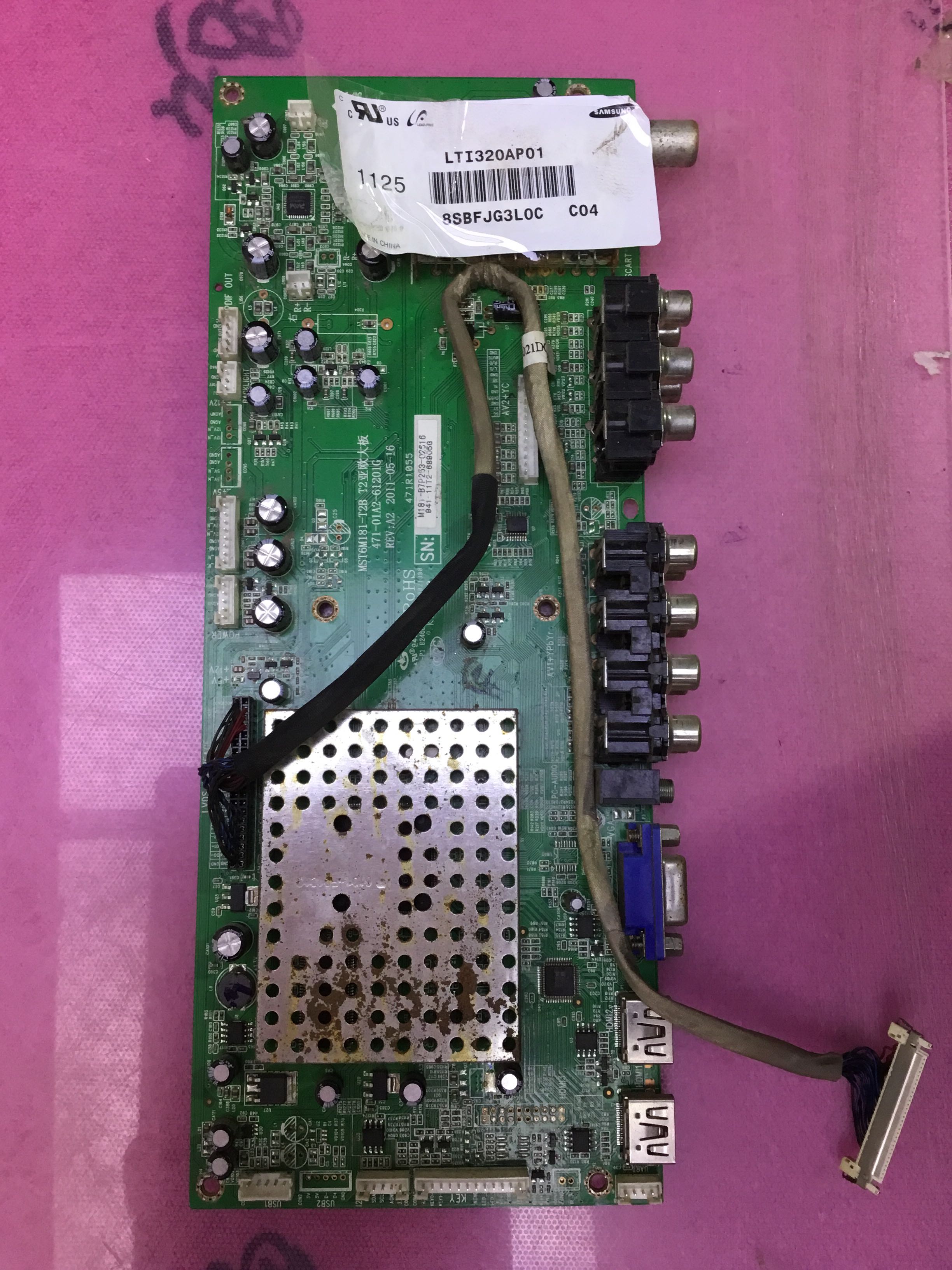 原装 TCL L32C12 驱动主板 471-01A2-61201G 配LTI320AP01 测试好