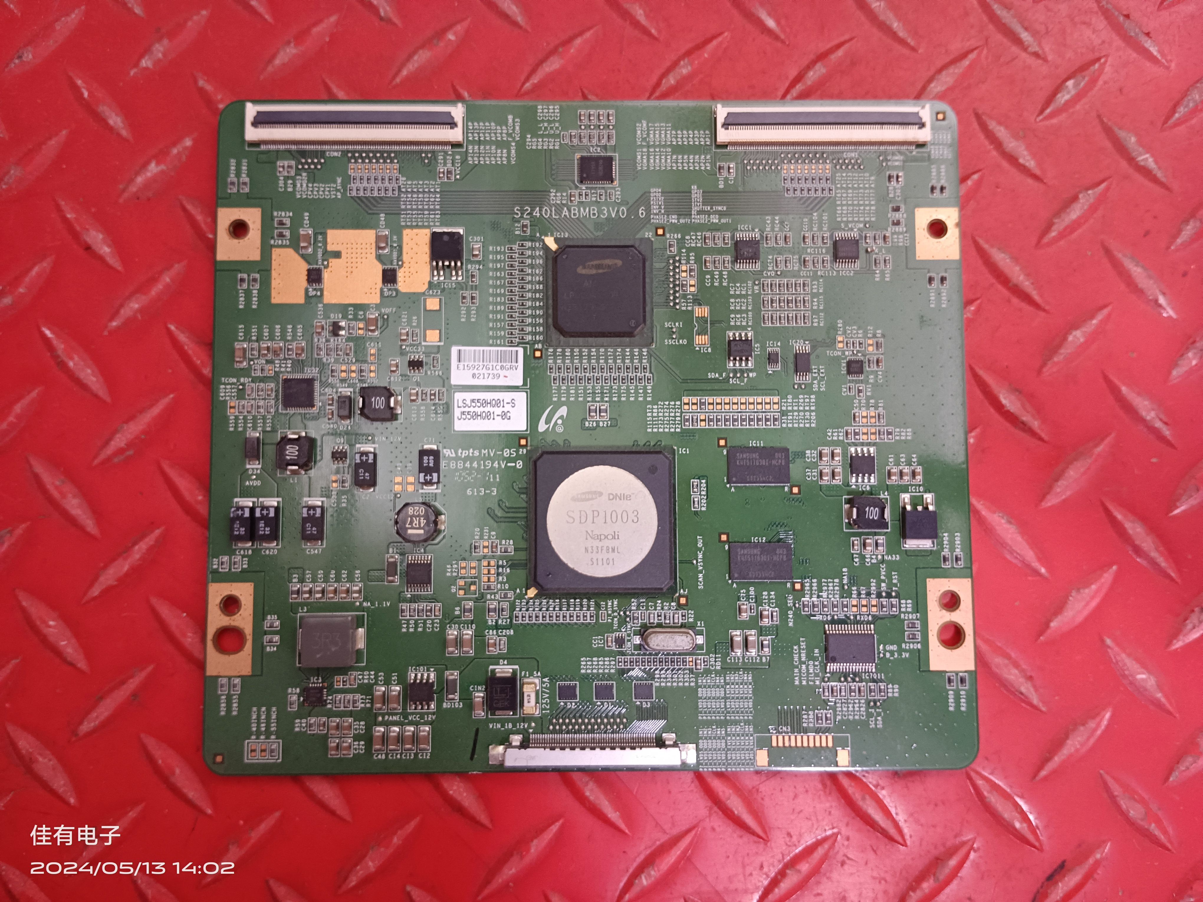 原装三星UA55D7000LJ/UA55D8000YJ电视逻辑板S240LABMB3V0.6