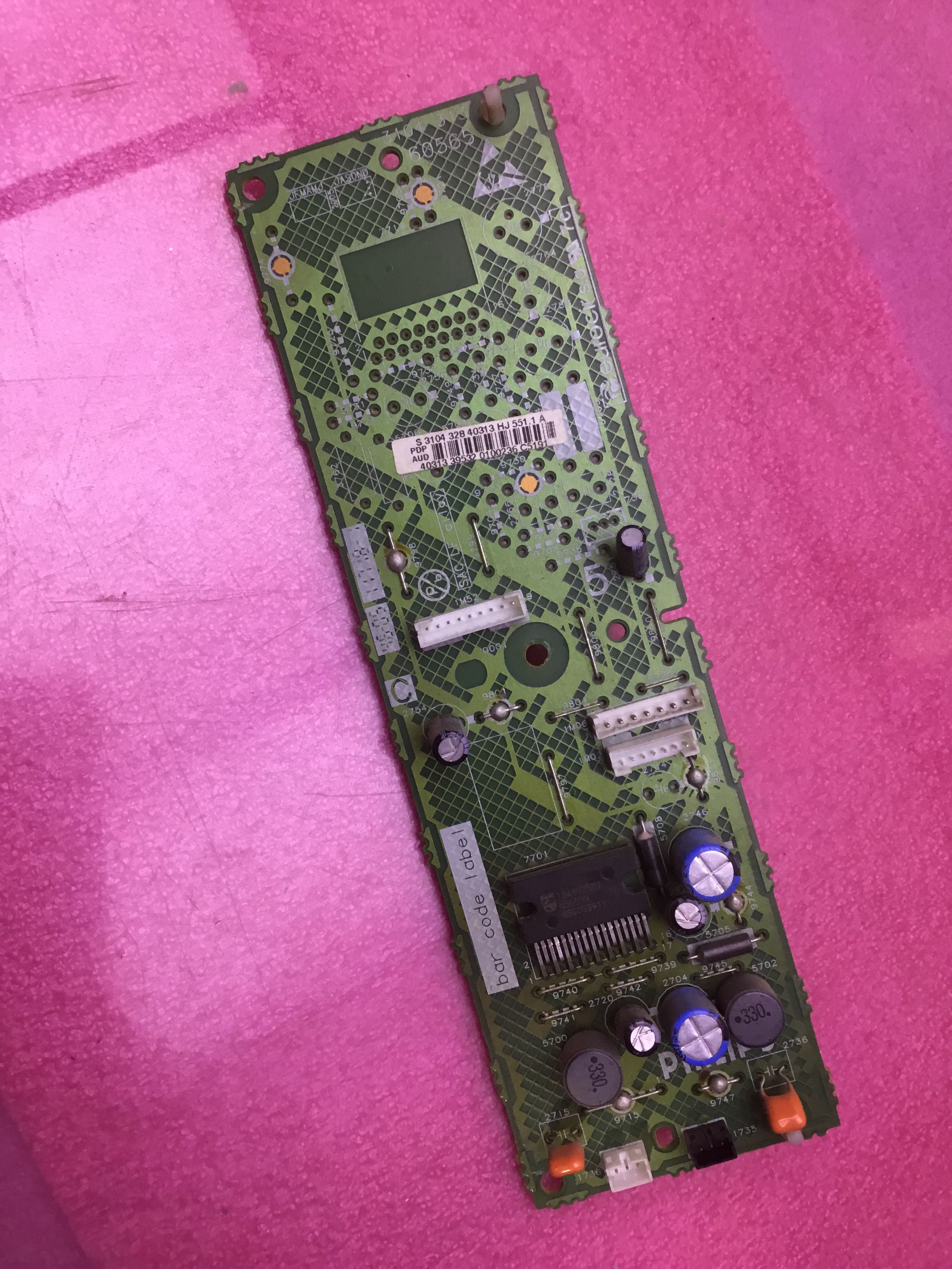 原装飞利浦 42PF7320/93 等离子  伴音板 3104 313 60565