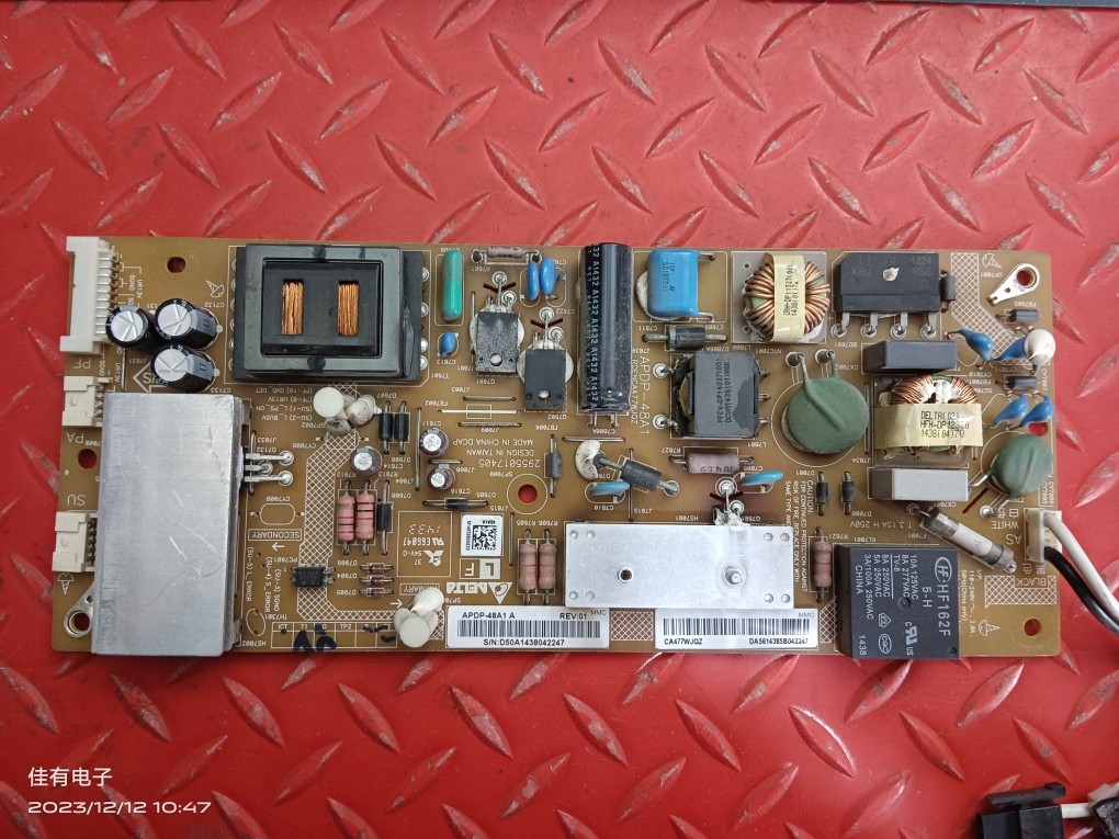 夏普LCD-60UF30A 电源板APDP-48A1 RDENCA477WJQZ 2955017405