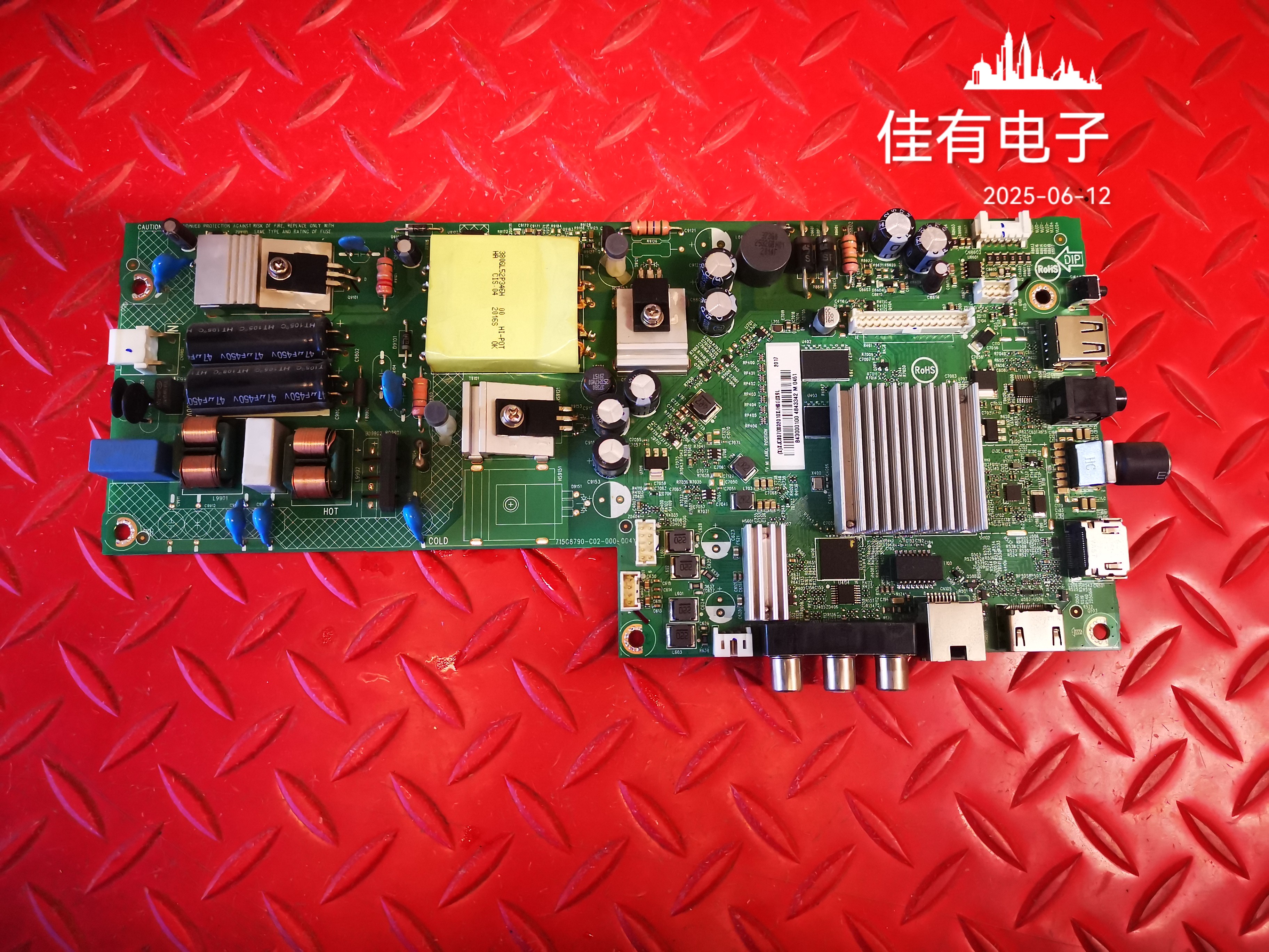 飞利浦43PFF5282/T3主板715G8790-C02-000-004Y屏TPT430B2-0LV1DQ