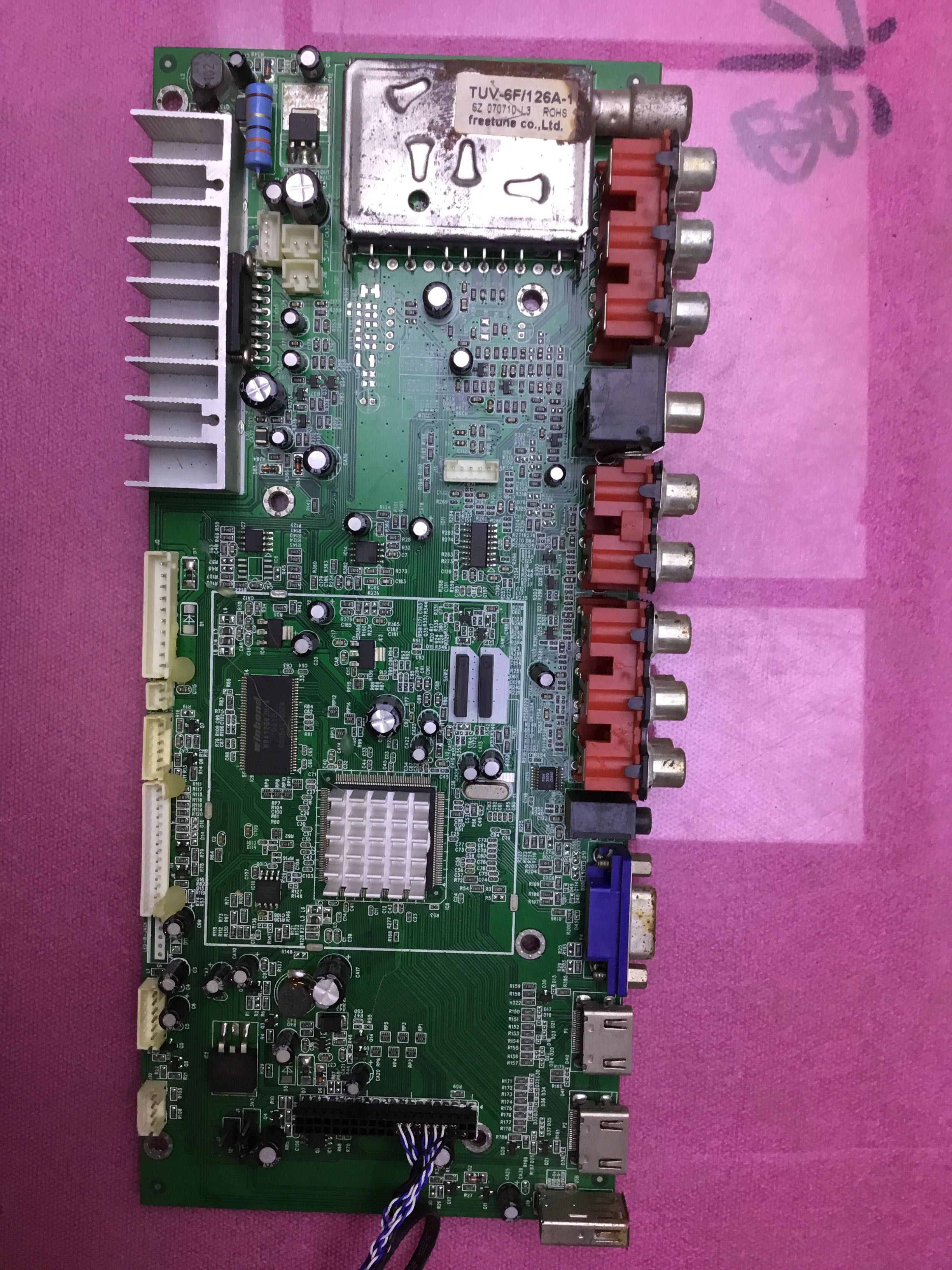 清华同方 PDP-42SP88-SY 主板T661-V2 E312055 屏S42AX-YB09/YD13