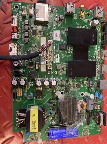 原装TCL D43A710 主板 40-0MT507-MAE2LG 配屏LVF430AU0T E5
