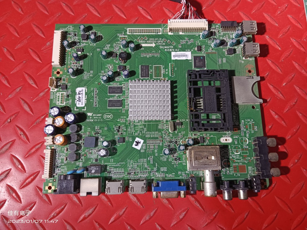创维47E600Y液晶电视主板5800-A8S020-0P10配LC470EUJ-SFK1