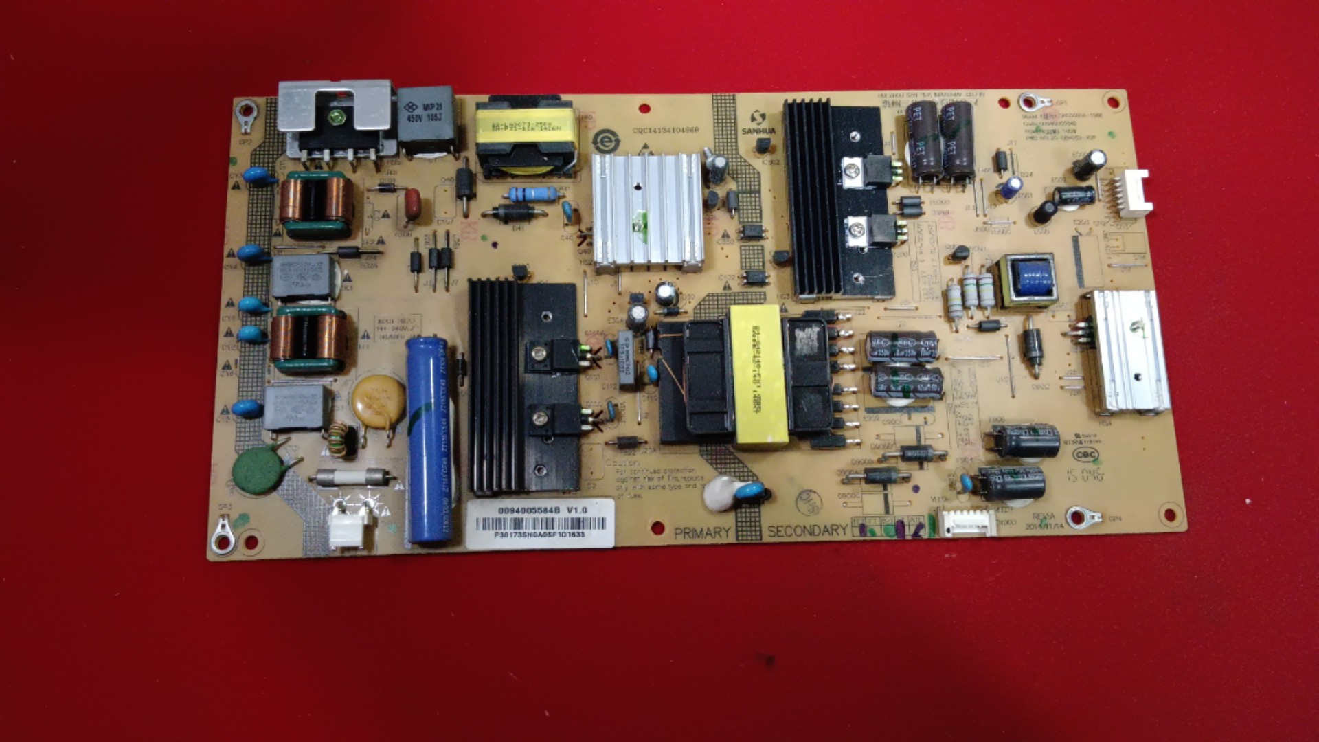 原装现货海尔LE55AL88供电电源板SHG5501A-198E 0094005584B V1.0