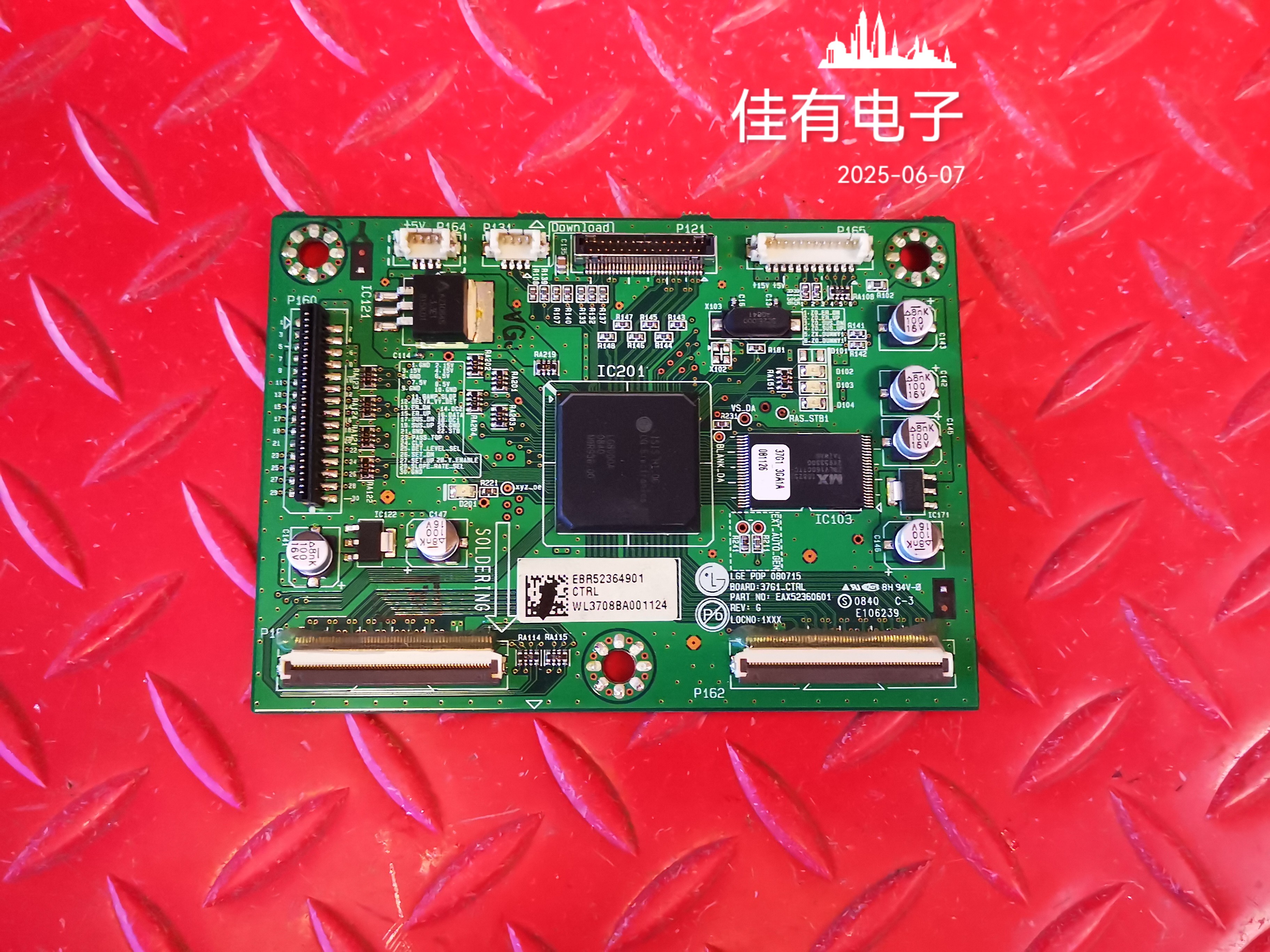 原装拆机 等离子逻辑板 37G1-CTAL EAX52360601 