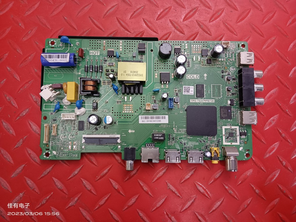 原装海尔32K31A 主板TPD.T920T.PB738 屏72001019YT 1019YT