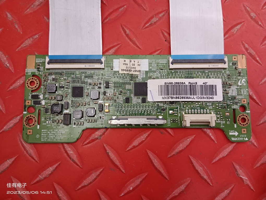 原装 三星UA40D5000PR UA40F5080AJ 逻辑板 BN41-01938B 上机测