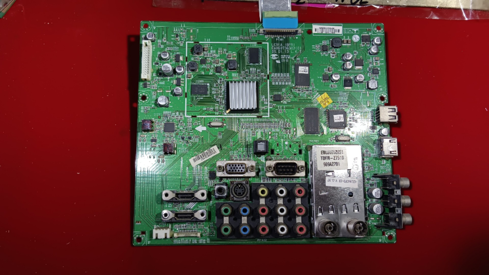 原LG 42LH40FD-CE 主板LC91A EAX60736302(0) 屏LC420WUE