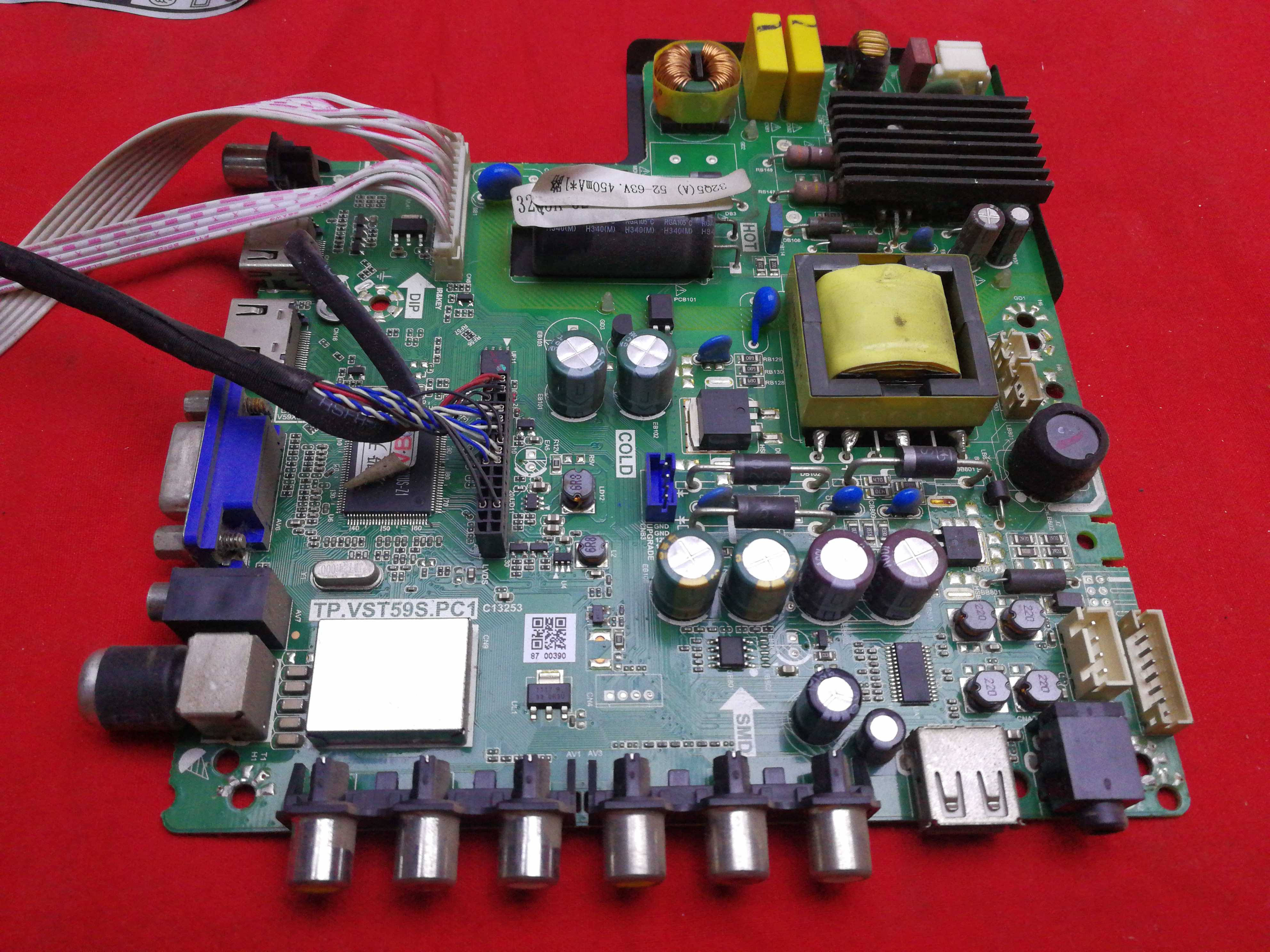 原装微云LED-32Q5A液晶电视TP.VST59S.PC1屏ST3151A05-5测试好