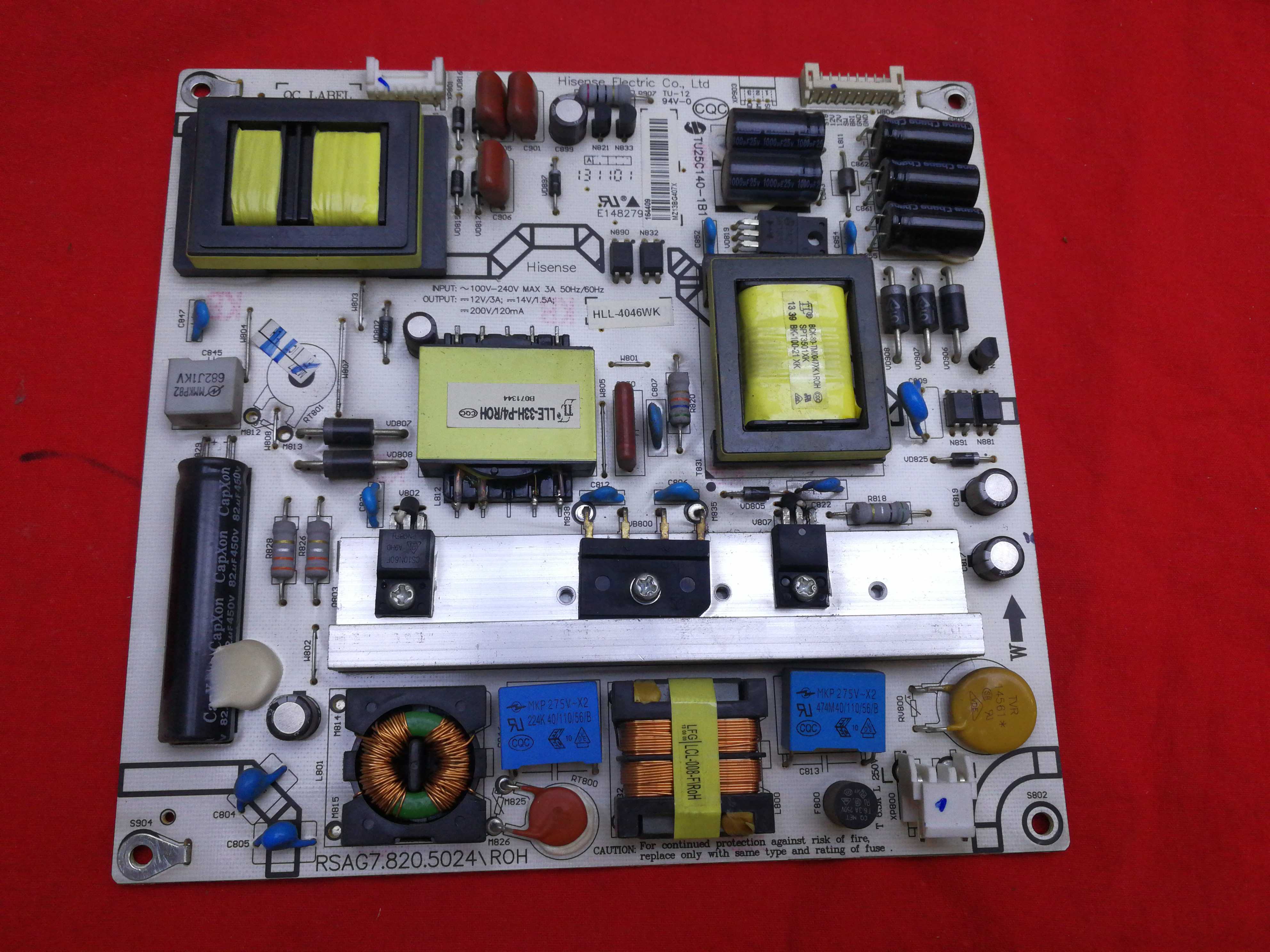 原装 海信LED42K200 LED42K300 LED46K360J 电源板RSAG7.820.5024