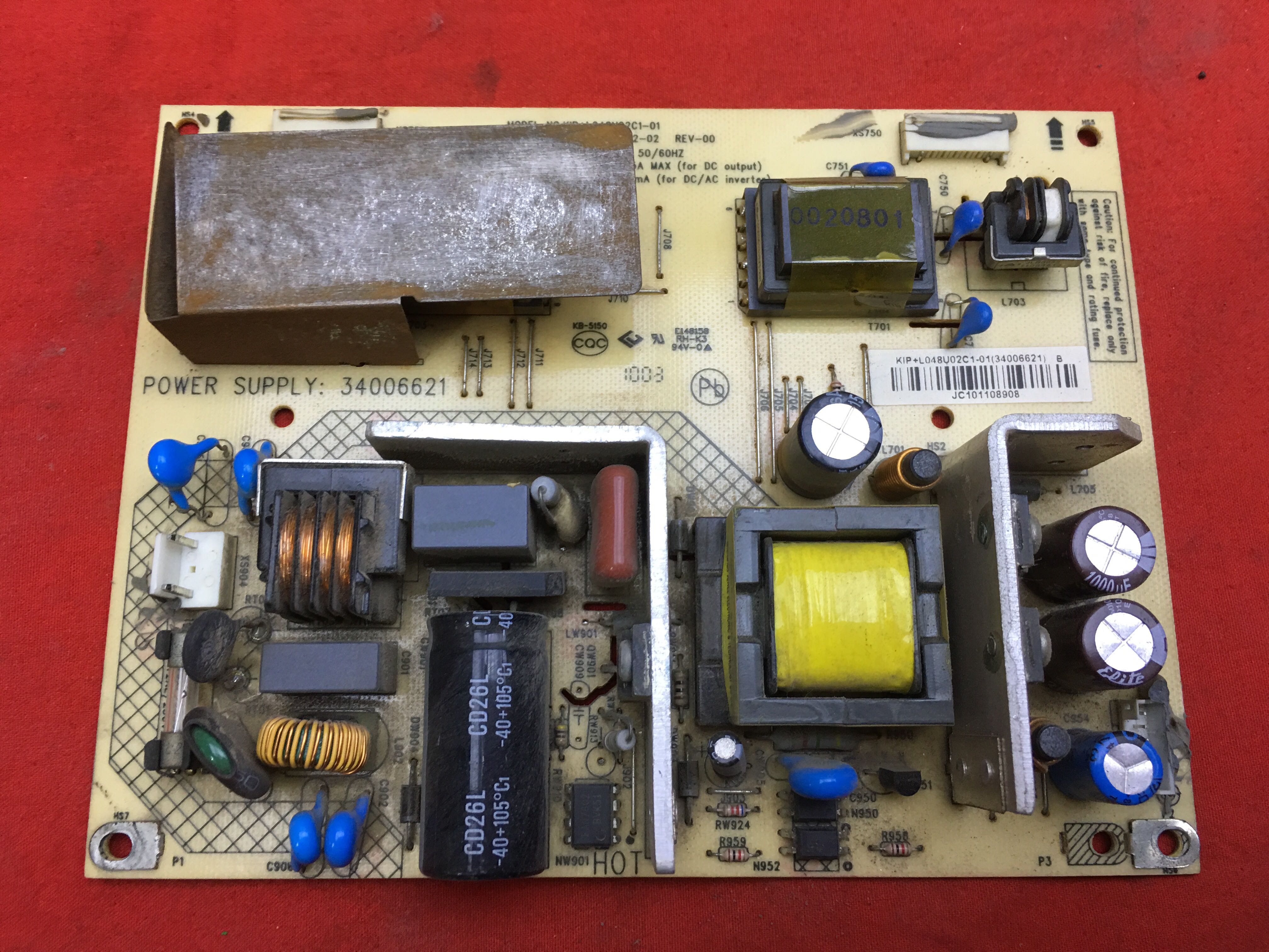 原装康佳LC24FS66DC LC24TS960电源34006621 35014614