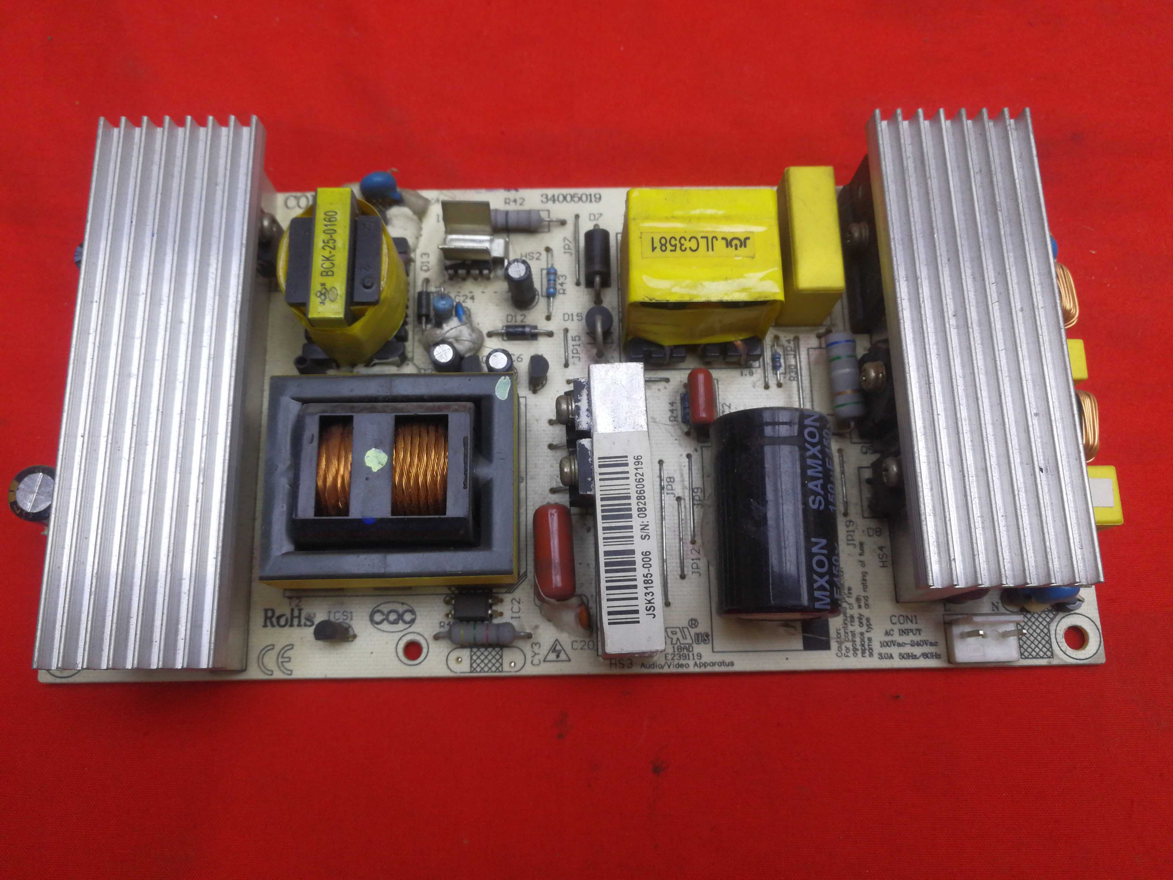 康佳 LC32ES66 LC32ES62 电源板 34005019 JSK3185-006