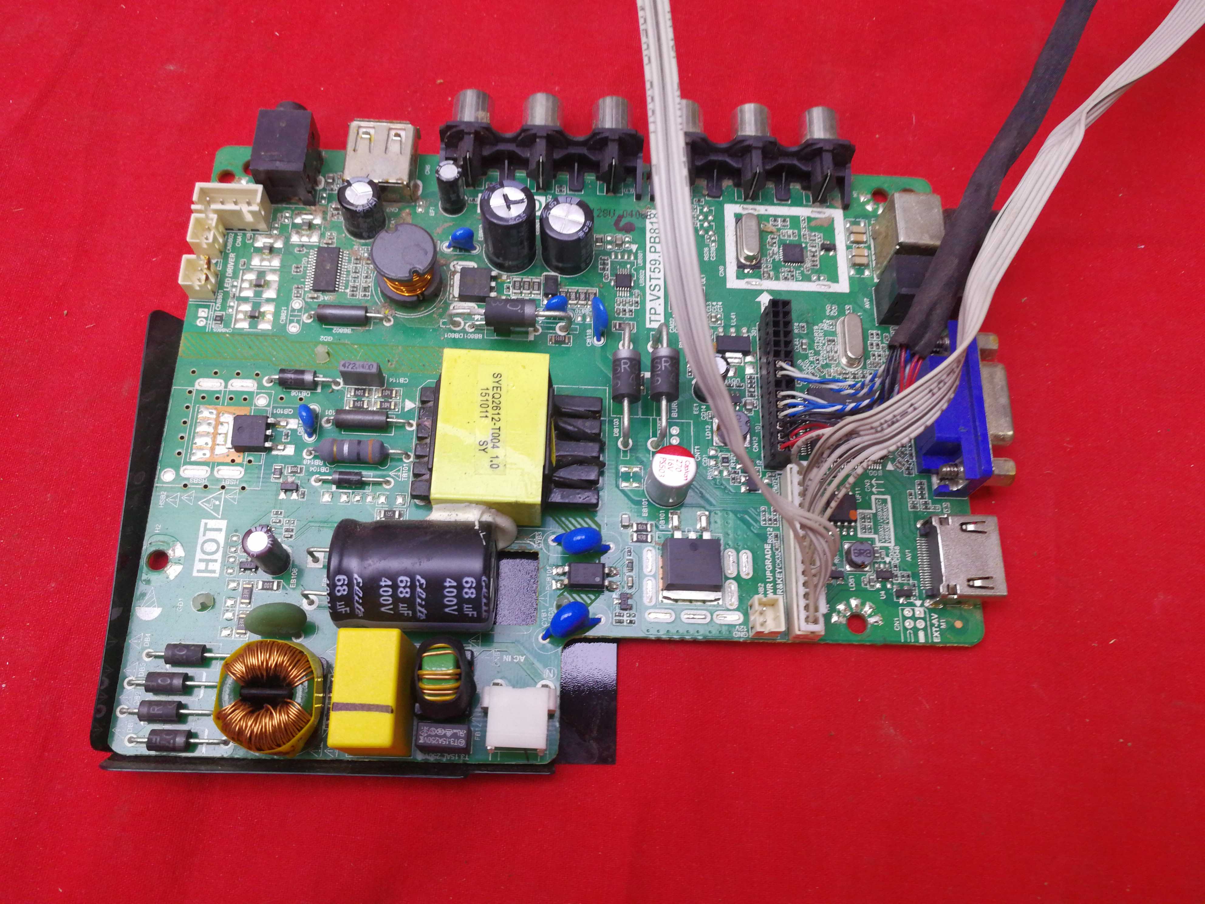 原装中韩32寸主板电源板三合一体板TP.VST59.PB818屏ST3151A05-5