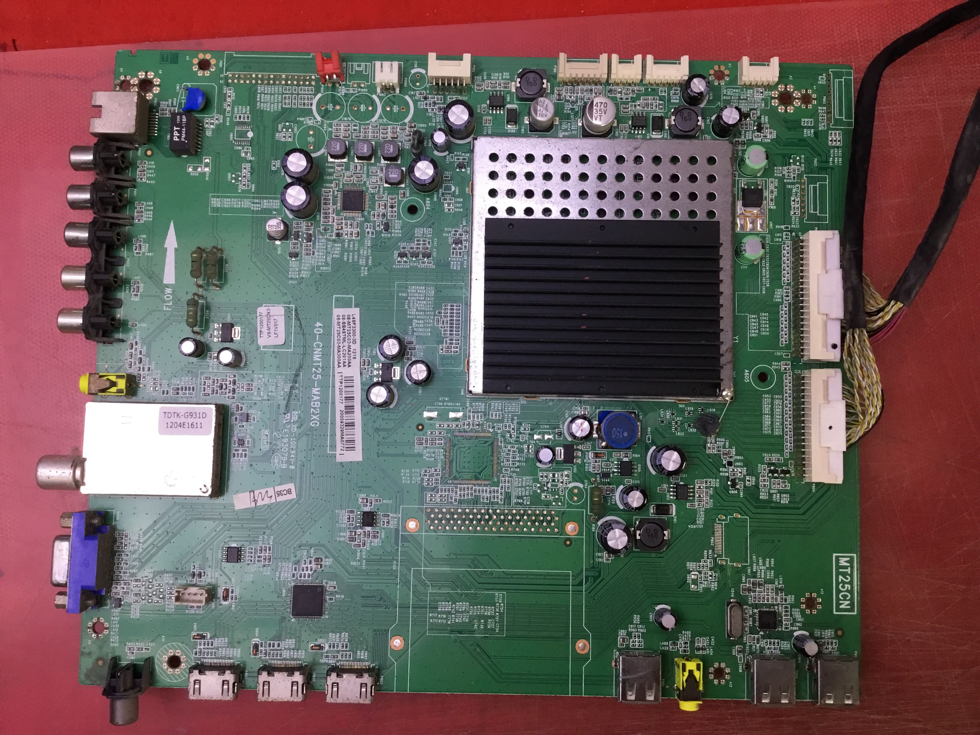 原装 TCL L48F3300-3D 主板 40-CNMT25-MAB2XG 屏 LSC480HW01-G01