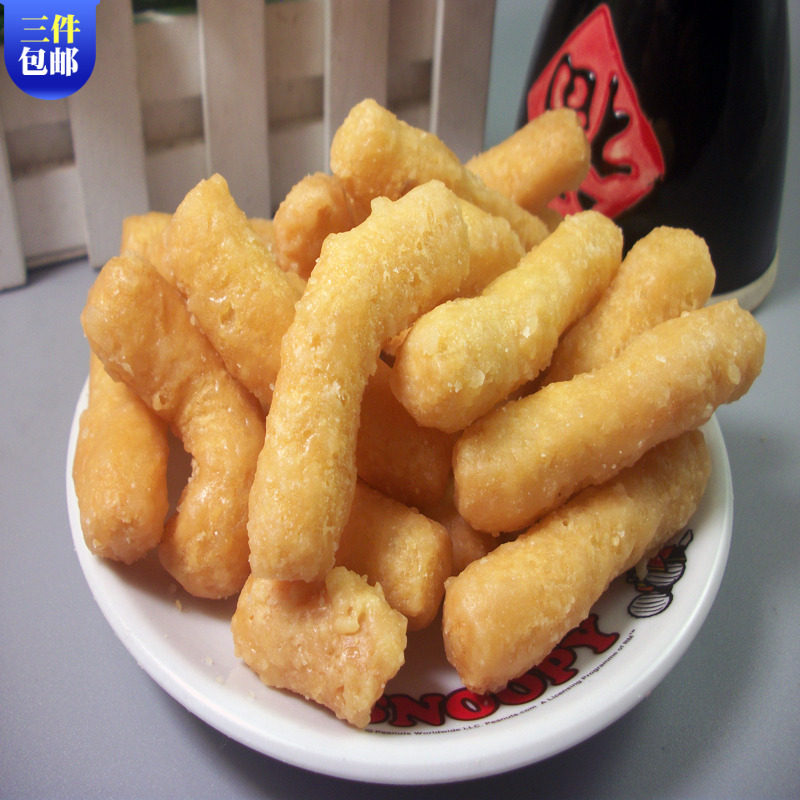 广东特产潮汕小吃兰花根芝兰根 正宗江米条糯米酥铁钉条糕点零食