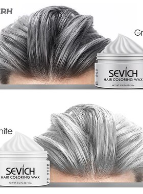 temporary hair color wax men diy mud One-time Molding Paste