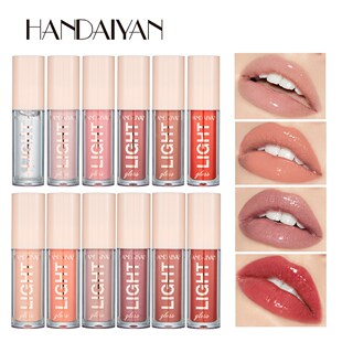 set gloss lip 礼盒 box 镜面水光液体玻璃唇密6支唇彩套装 gift