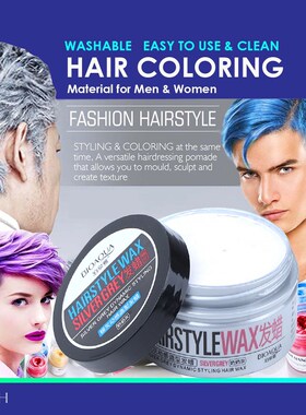 Washable Hair Color Dye Hair Color Wax Temporary Hair Dye